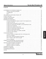 Preview for 43 page of Televes 2.4 GHz Audio / Video Transmitter & Receiver User Manual