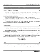 Preview for 44 page of Televes 2.4 GHz Audio / Video Transmitter & Receiver User Manual