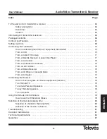 Preview for 63 page of Televes 2.4 GHz Audio / Video Transmitter & Receiver User Manual