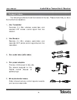 Preview for 66 page of Televes 2.4 GHz Audio / Video Transmitter & Receiver User Manual