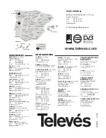 Preview for 88 page of Televes 2.4 GHz Audio / Video Transmitter & Receiver User Manual