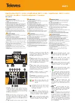 Preview for 1 page of Televes 4509 Safety Instructions