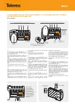 Preview for 1 page of Televes 539620 Quick Start Manual