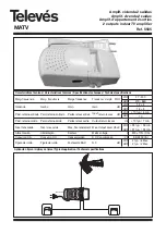 Предварительный просмотр 1 страницы Televes 5505 Manual