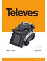 Televes Fusion splicer 232103 Operating Instructions Manual preview