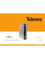 Televes HDTV TRANSMODULATOR - Dual 8PSK to QAM User Manual preview