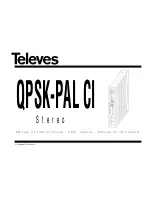 Televes QPSK-PAL CI User Manual предпросмотр