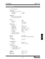 Предварительный просмотр 65 страницы Televes RSD-7115 User Manual