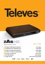 Preview for 1 page of Televes ZAS HD SAT Quick Manual