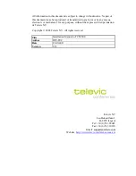 Preview for 2 page of Televic TCS5500 Installation Manual