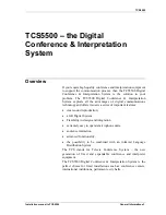 Preview for 11 page of Televic TCS5500 Installation Manual