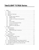 Preview for 1 page of TeleVideo TeleCLIENT TC7020 Series Manual