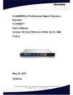 Preview for 1 page of Teleview TLV-400S User Manual