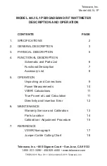 Preview for 2 page of TELEWAVE 44L1 Operation Manual