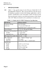 Предварительный просмотр 3 страницы TELEWAVE 44L1 Operation Manual