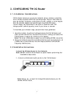 Preview for 7 page of TeleWell TW-3G User Manual