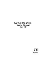 Предварительный просмотр 1 страницы TeleWell TW-EA400 User Manual