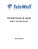 TeleWell TW-EA510v3(c) 3G/4G User Manual preview