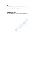 Preview for 10 page of TeleWell TW-LTE/4G Wlan User Manual