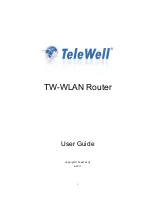 Предварительный просмотр 1 страницы TeleWell TW-WLAN User Manual