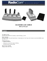 Preview for 1 page of Telex Communications BC-800NM4 Features & Specifications