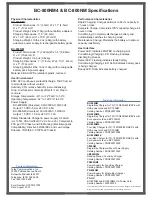 Preview for 2 page of Telex Communications BC-800NM4 Features & Specifications