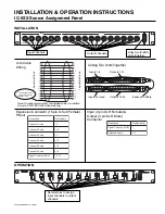 Preview for 1 page of Telex Communications IC-6SX Installation & Operation Instructions