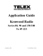 Preview for 1 page of Telex 80 Application Manual