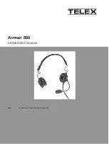 Предварительный просмотр 1 страницы Telex Airman 850 Customer Maintenance Manual