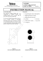 Telex ALP-600 Instruction Manual preview