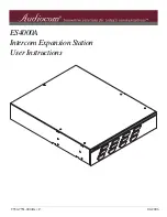 Preview for 1 page of Telex Audiocom ES4000A User Instructions