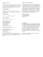 Preview for 2 page of Telex Audiocom ES4000A User Instructions