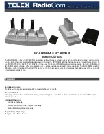 Telex BC-800NM Specification Sheet предпросмотр