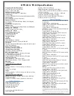 Предварительный просмотр 2 страницы Telex BTR-24 Specification Sheet