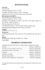 Preview for 8 page of Telex Echelon 100 User Instructions