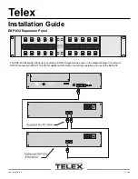 Preview for 1 page of Telex EKP-832 Installation Manual