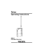 Telex ENG-1 Operating Instructions Manual preview