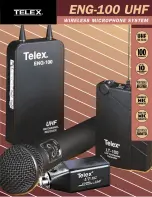 Telex ENG-100 UHF Specifications preview