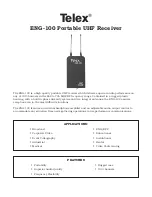 Preview for 1 page of Telex ENG-100 Manual