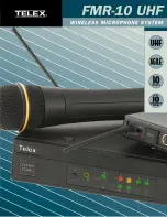 Предварительный просмотр 1 страницы Telex FMR-10 UHF Instructions