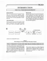 Предварительный просмотр 3 страницы Telex FMR-450 UHF Operating Instructions Manual