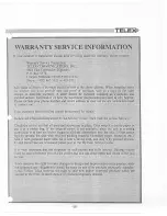 Предварительный просмотр 17 страницы Telex FMR-450 UHF Operating Instructions Manual