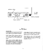 Preview for 8 page of Telex FMR-70 Operating Instructions Manual