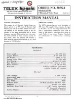 Telex hy-gain 25FM Instruction Manual preview