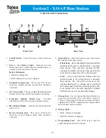 Preview for 4 page of Telex Legacy XO-1 Operating Manual