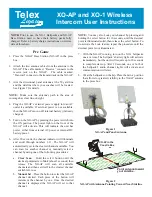 Telex Legacy XO-1 User Instructions предпросмотр