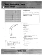 Preview for 1 page of Telex MP785 Service Manual