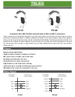 Preview for 1 page of Telex PH-81 Specifications