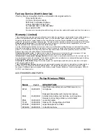 Preview for 8 page of Telex PW24 User Manual