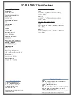 Предварительный просмотр 2 страницы Telex RadioCom ANT-FP Specifications